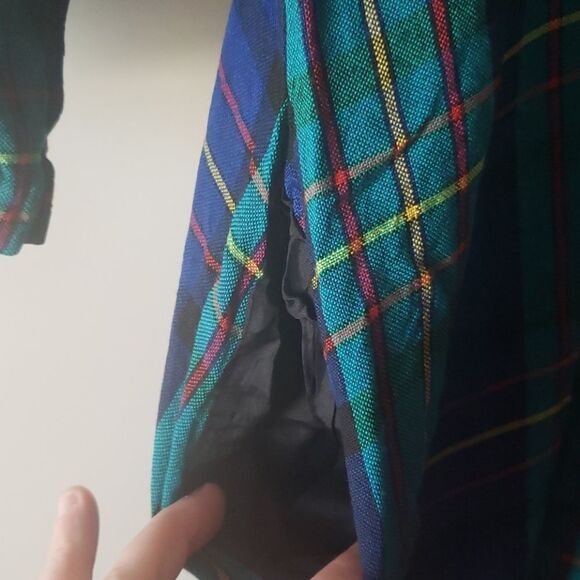 EBI for Brassies New York Plaid Dress Vintage Size 8 - Picture 2 of 7